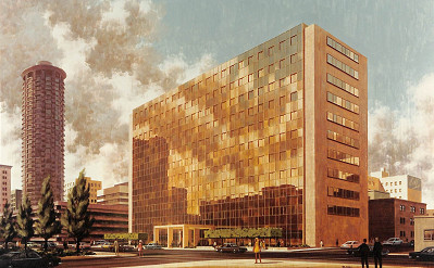 Conceptual drawing of the Sixth and Lenora Building